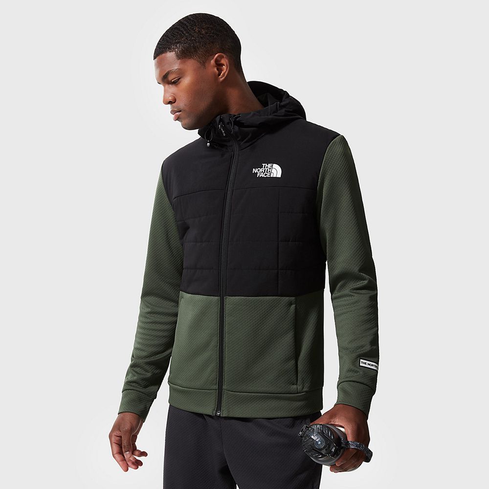 The North Face Fleece Jacket Mens Australia - The North Face Mountain Athletics Hybrid Insulated Gre